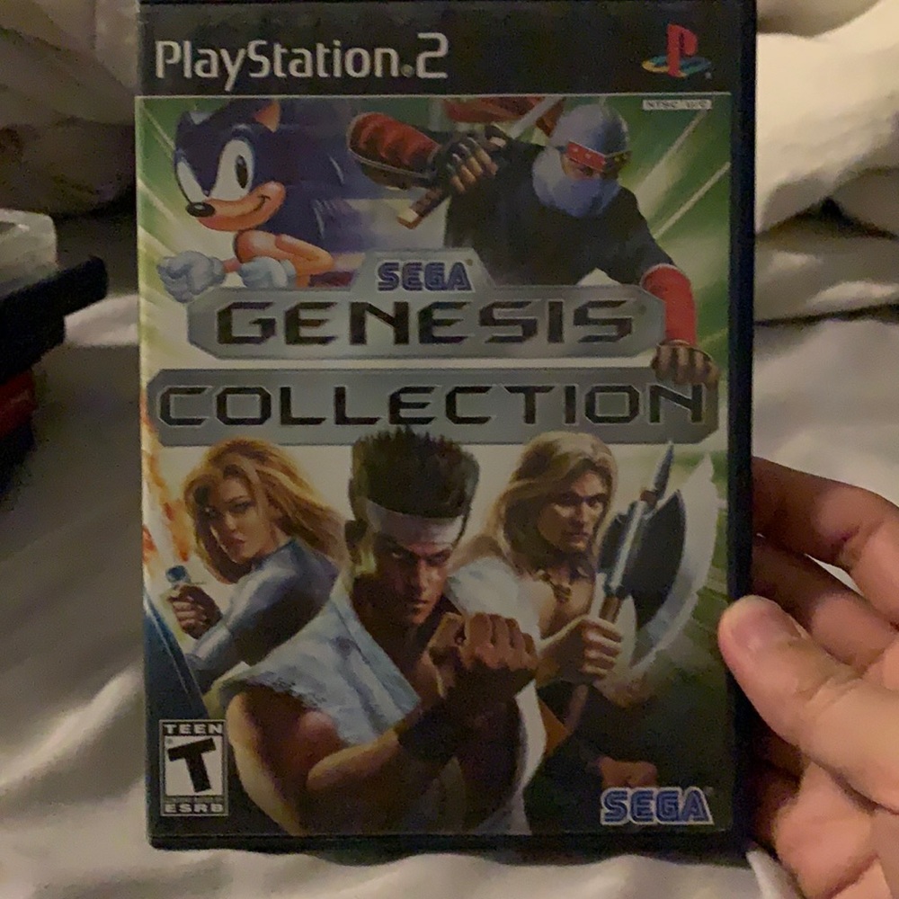 ps2 game  sega genesis collections